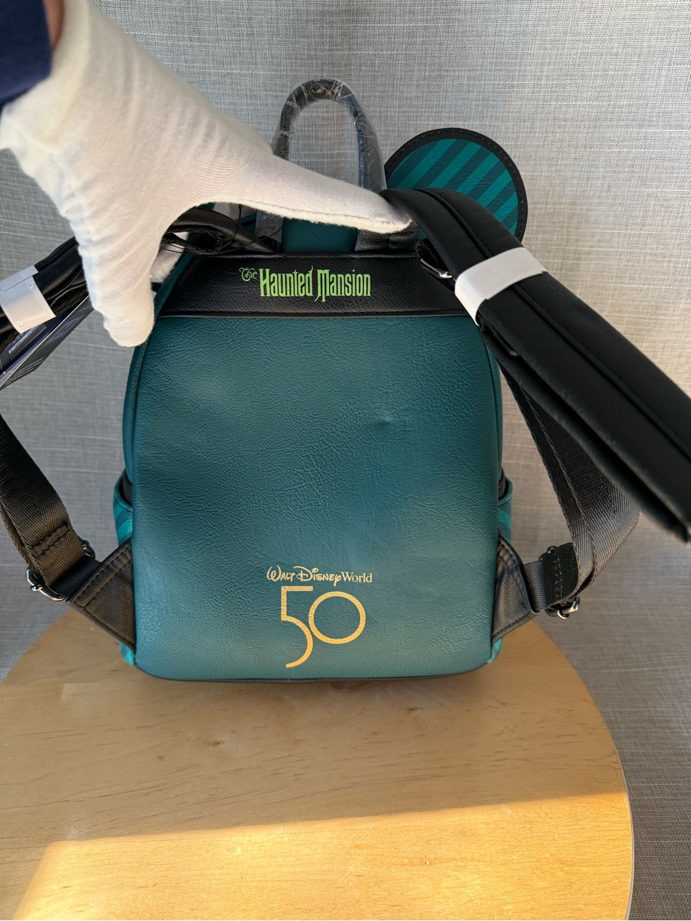 Loungefly Disney Parks Mickey Mouse The Main Attraction Haunted Mansion Backpack - Picture 6 of 16